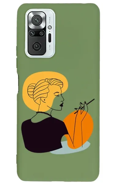 Xiaomi Redmi Note 10 Pro Lansman Kılıf - Art Woman 2