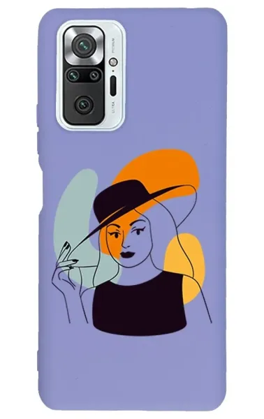 Xiaomi Redmi Note 10 Pro Lansman Kılıf - Art Woman 4