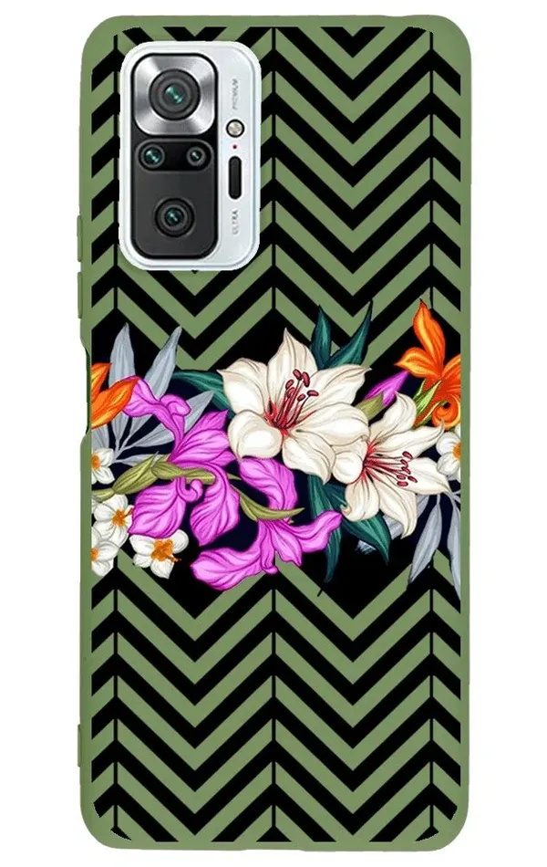 Xiaomi Redmi Note 10 Pro Lansman Kılıf - Çiçek