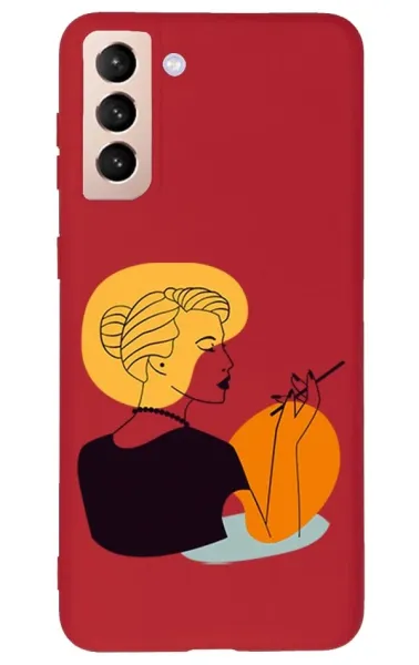 Samsung S21 Plus Lansman Kılıf - Art Woman 2