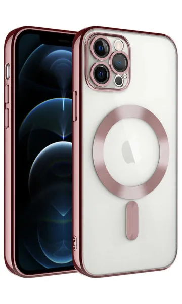 iPhone 14 Pro Max Kılıf Kamera Korumalı Magsafe Wireless Şarj Özellikli Demre Kapak