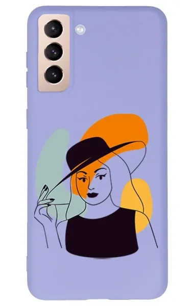 Samsung S21 Plus Lansman Kılıf - Art Woman 4