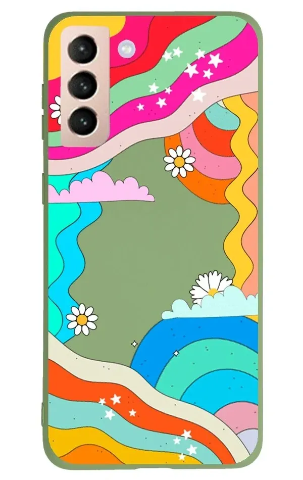 Samsung S21 Plus Lansman Kılıf - Colors