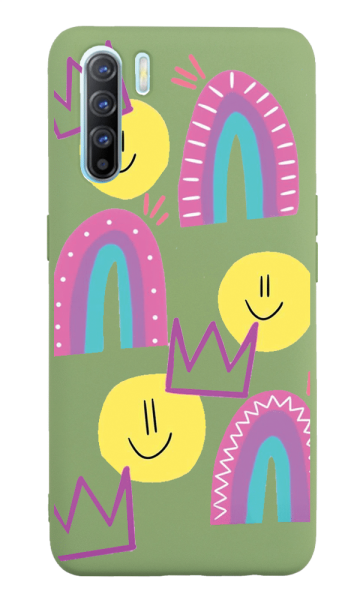 Oppo A91 Lansman Kılıf - Smile