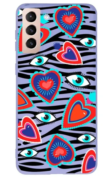 Samsung S21 Plus Lansman Kılıf - Eye Of The Heart
