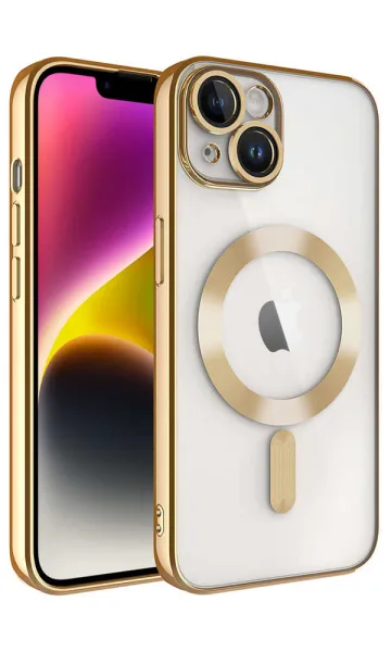 iPhone 14 Plus Kılıf Kamera Korumalı Magsafe Wireless Şarj Özellikli Demre Kapak