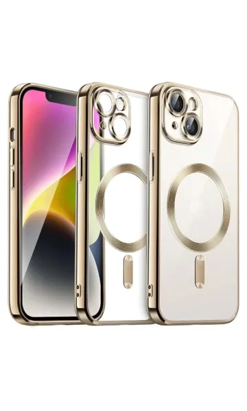 iPhone 15 Kılıf Kamera Korumalı Magsafe Wireless Şarj Özellikli Demre Kapak