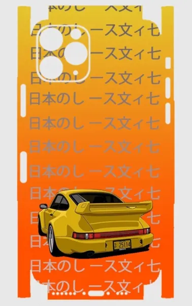 iPhone 11 Pro Telefon Kaplama - Porsche 911 JDM