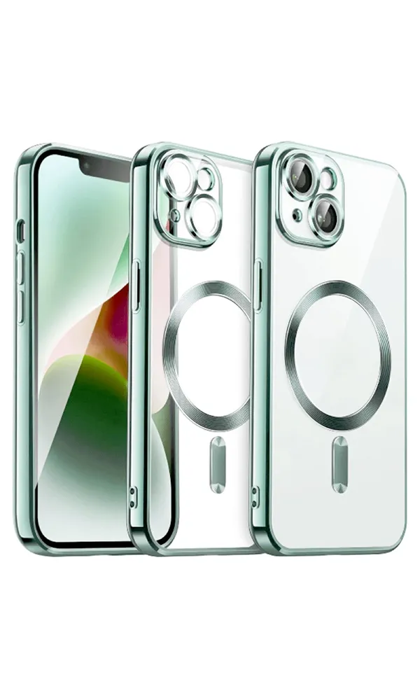 iPhone 15 Plus Kılıf Kamera Korumalı Magsafe Wireless Şarj Özellikli Demre Kapak