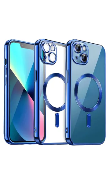 iPhone 15 Plus Kılıf Kamera Korumalı Magsafe Wireless Şarj Özellikli Demre Kapak