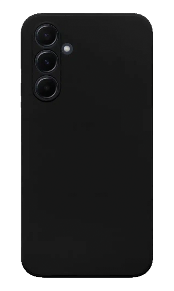 Samsung Galaxy A55 Kılıf Tasarla Lansman Dokulu Kapak Siyah