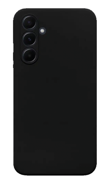 Samsung Galaxy A55 Kılıf Tasarla Lansman Dokulu Kapak Siyah