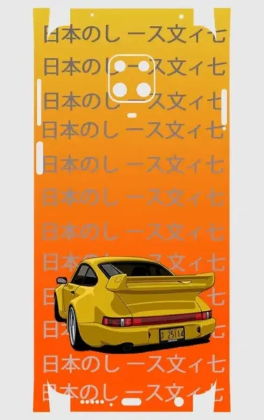 Xiaomi Redmi Note 9 Pro Telefon Kaplama - Porsche 911 JDM