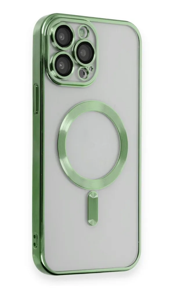 iPhone 15 Pro Max Kılıf Kamera Korumalı Magsafe Wireless Şarj Özellikli Demre Kapak