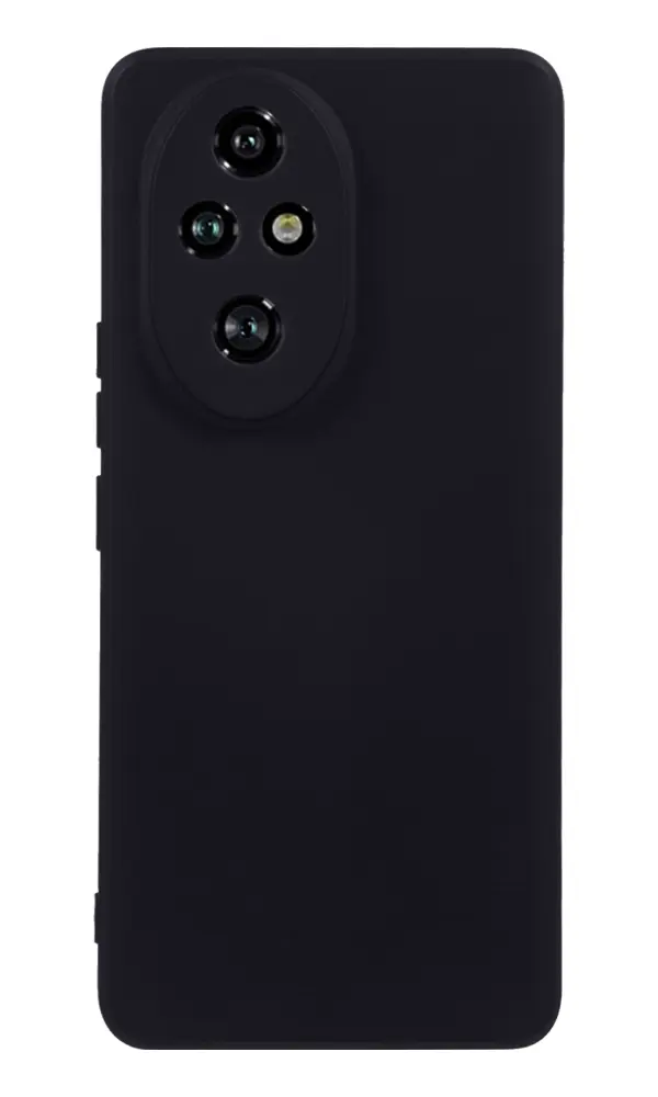 Honor 200 Pro Kılıf Tasarla Lansman Dokulu Kılıf Siyah