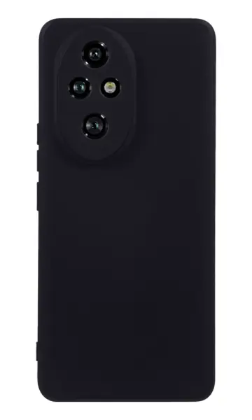 Honor 200 Pro Kılıf Tasarla Lansman Dokulu Kılıf Siyah
