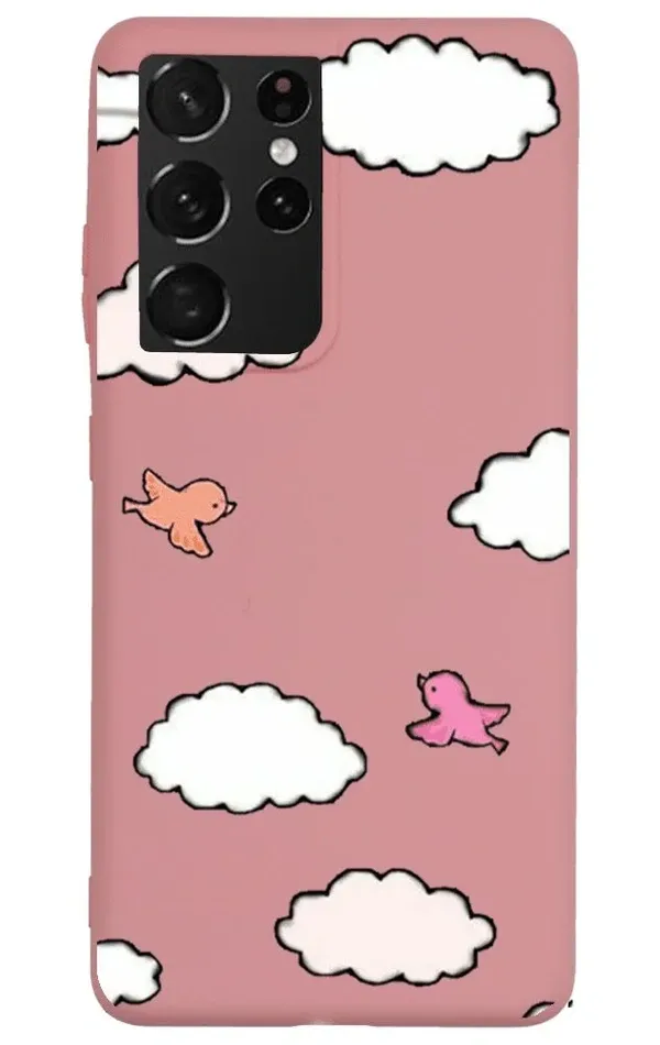 Samsung S21 Ultra Lansman Kılıf - Kuş