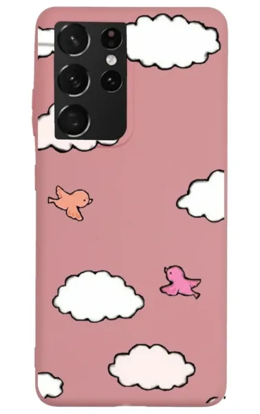Samsung S21 Ultra Lansman Kılıf - Kuş