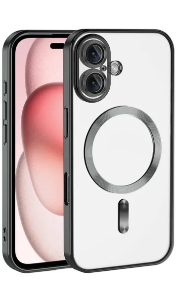 iPhone 16 Kılıf Kamera Korumalı Magsafe Wireless Şarj Özellikli Demre Kapak