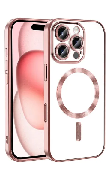 iPhone 16 Pro Kılıf Kamera Korumalı Magsafe Wireless Şarj Özellikli Demre Kapak