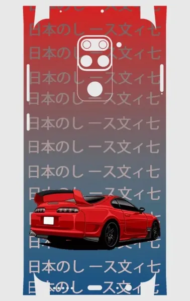 Xiaomi Redmi Note 9 Telefon Kaplama - Supra MK4 JDM