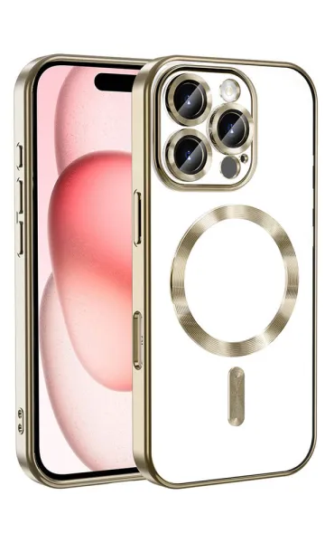 iPhone 16 Pro Max Kılıf Kamera Korumalı Magsafe Wireless Şarj Özellikli Demre Kapak