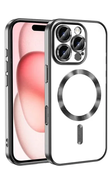 iPhone 16 Pro Max Kılıf Kamera Korumalı Magsafe Wireless Şarj Özellikli Demre Kapak