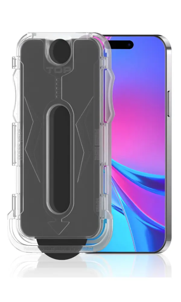 Apple iPhone 15 Uyumlu HAYALET CAM Ekran Koruyucu Zore 5D MAGIC PRIVACY (Kolay Uygulama Aparatlı)