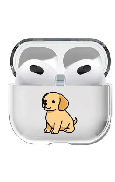 AirPods 3. Nesil Şeffaf Kılıf - Labrador