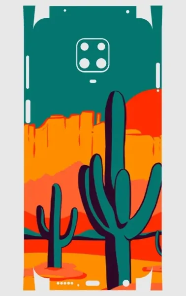 Xiaomi Redmi Note 9s Telefon Kaplama - Arizona