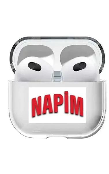 AirPods 3. Nesil Şeffaf Kılıf - Napim