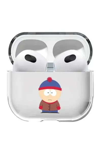 AirPods 3. Nesil Şeffaf Kılıf - Stan