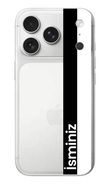 Taraftar Kılıfı Şerit Siyah Beyaz