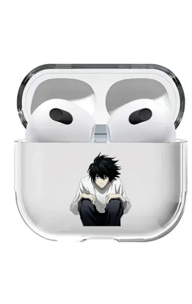 AirPods 3. Nesil Şeffaf Kılıf - Yagami Light