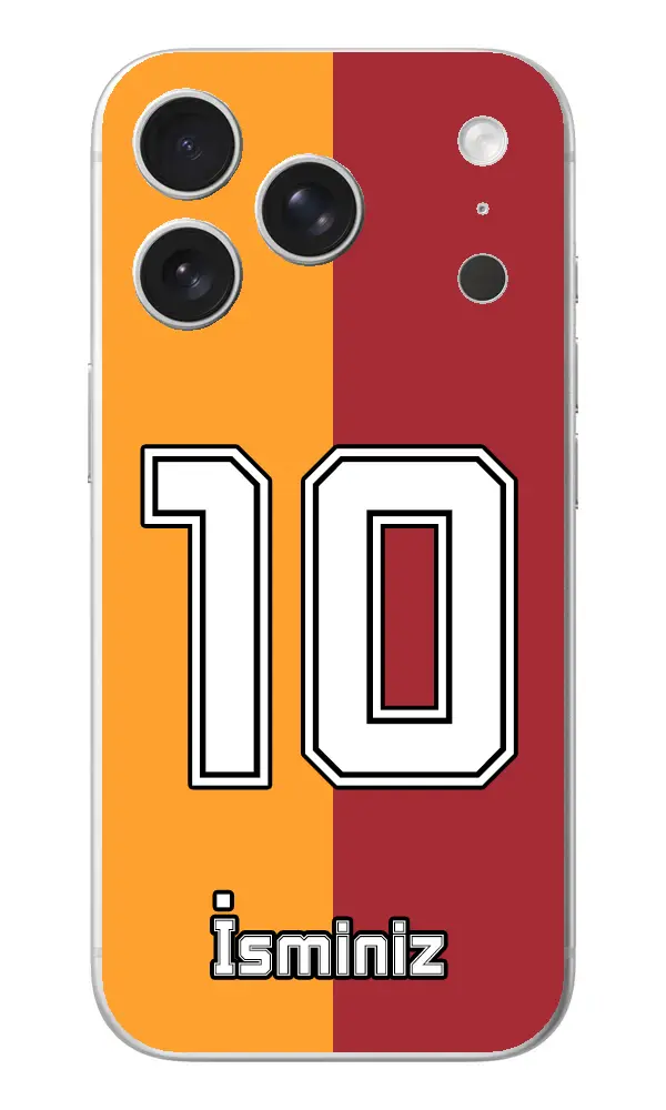 Taraftar Kılıfı Parçalı Sarı Kırmızı